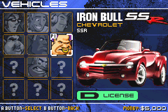 Racing Gears Advance screenshot 4 for GameBoy Advance